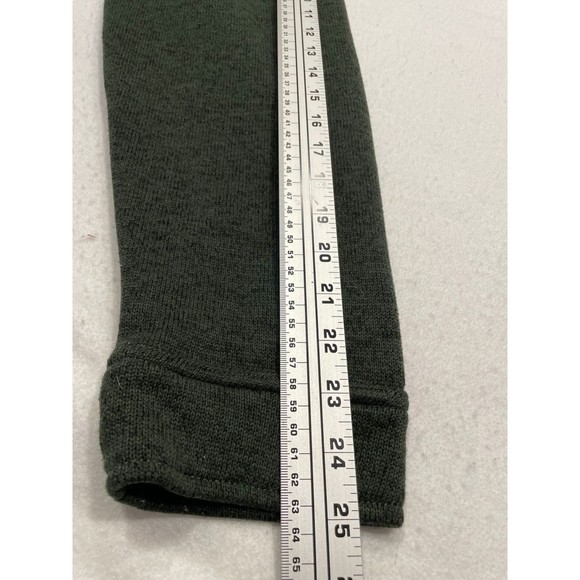 Lands End Men’s 1/4 Zip Sweater XL Corduroy Collar Pockets Pullover Fleece Lined - Picture 10 of 12